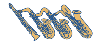 サックス4重奏の画像